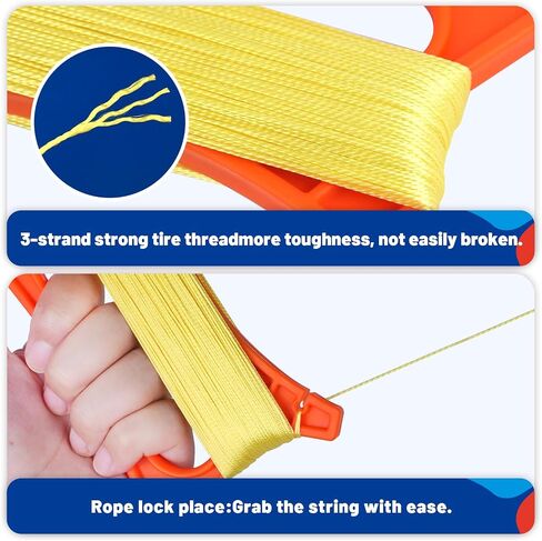 SGftre Kite String Handle 2 Pack with High,Strength Line,324ft Kites String with Reel & Spool for Professional Outdoor Kite Flying,Durable Kites Reels for Adults (2) in Saudi Arabia