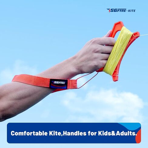 SGftre Kite String Handle 2 Pack with High,Strength Line,324ft Kites String with Reel & Spool for Professional Outdoor Kite Flying,Durable Kites Reels for Adults (2) in Saudi Arabia