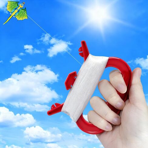 YongnKids Kite String Winder with D Shape Handle for Kids Adults,100 Meter/ 328 ft Kite Line for Replacement Winding Reel Grip Spool in Kuwait