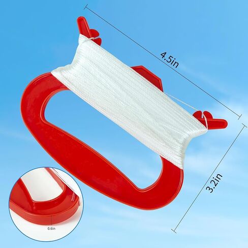 YongnKids Kite String Winder with D Shape Handle for Kids Adults,100 Meter/ 328 ft Kite Line for Replacement Winding Reel Grip Spool in Kuwait