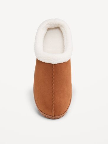 Old Navy Faux-Suede Clog Slippers for Men - Baltic Amber in Kuwait