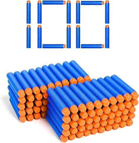 Nerf N Strike Blaster Compatible Dart Bullets, Compatible with All Elite 2.0 Series Blasters Blue in Saudi Arabia