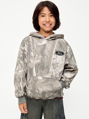 Old Navy Ford Ranger™ Oversized Gender-Neutral Pullover Hoodie for Kids - Camo in Kuwait