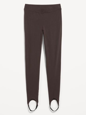 Old Navy High-Waisted Stirrup Leggings - Black Coffee in Saudi Arabia