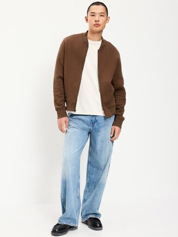 Old Navy Quilted Fleece Bomber Jacket - Dark Walnut in Kuwait