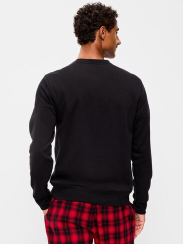 Old Navy Graphic Crew-Neck Sweatshirt - Black Jack in Kuwait