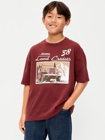Old Navy Toyota™ Land Cruiser Oversized Gender-Neutral T-Shirt for Kids - Clove in Kuwait