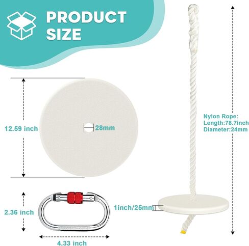 80FT Zip Line Kit for Backyard and Zipline Seat for Kids and Adults in Saudi Arabia