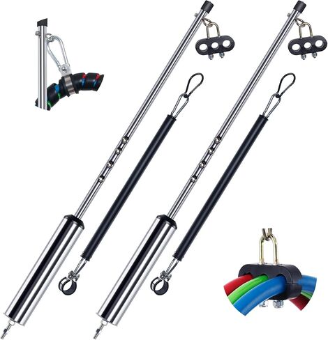 2PCS 40" Stainless Heavy Duty Swivel Pogo Stick for Semi Truck in Saudi Arabia