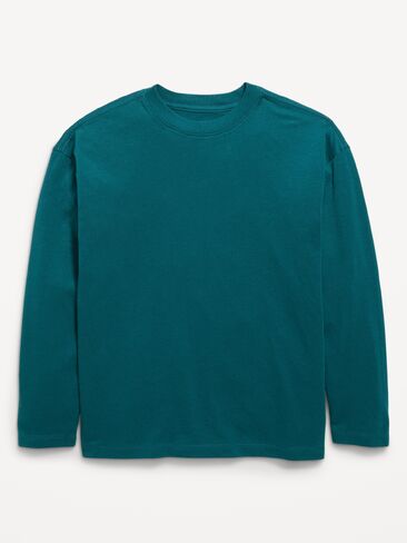 Old Navy Oversized Long-Sleeve T-Shirt for Boys - Jet Stream in Saudi Arabia