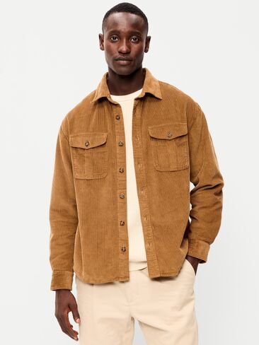 Old Navy Loose Fit Long-Sleeve Corduroy Shirt - Doe A Deer in Kuwait