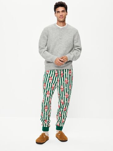 Old Navy Flannel Pajama Joggers - Santa Stripes (Match the Fam!) in Kuwait