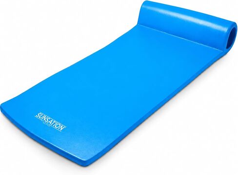 TRC Recreation Sunsation 1.75" Thick Foam Pool Float Lounger w/ Headrest for Lounging & Sunbathing in Swimming Pools, Beaches & Lakes, 70" x 26 in Kuwait