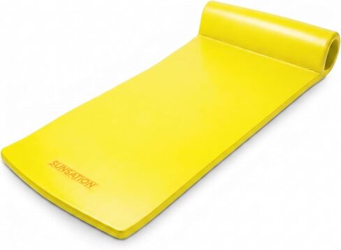 TRC Recreation Sunsation 1.75" Thick Foam Pool Float Lounger w/ Headrest for Lounging & Sunbathing in Swimming Pools, Beaches & Lakes, 70" x 26 in Kuwait