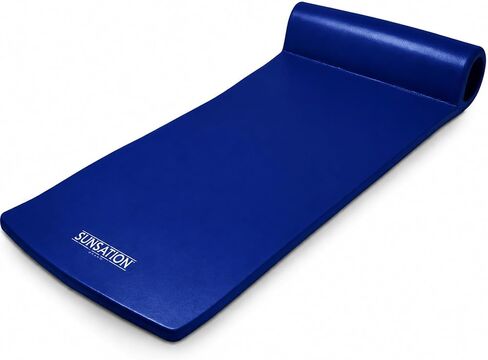 TRC Recreation Sunsation 1.75" Thick Foam Pool Float Lounger w/ Headrest for Lounging & Sunbathing in Swimming Pools, Beaches & Lakes, 70" x 26 in Kuwait