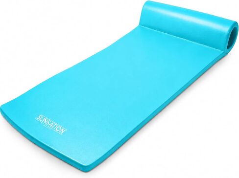 TRC Recreation Sunsation 1.75" Thick Foam Pool Float Lounger w/ Headrest for Lounging & Sunbathing in Swimming Pools, Beaches & Lakes, 70" x 26 in Kuwait