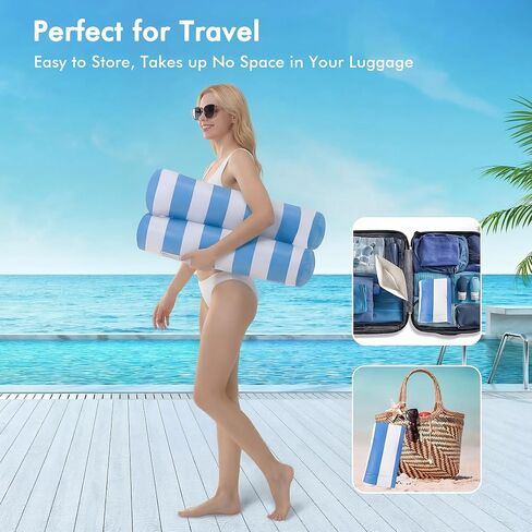 OKSUWATER 4 Pack Inflatable Pool Floats Adult, 4-in-1 Water Hammock in Saudi Arabia