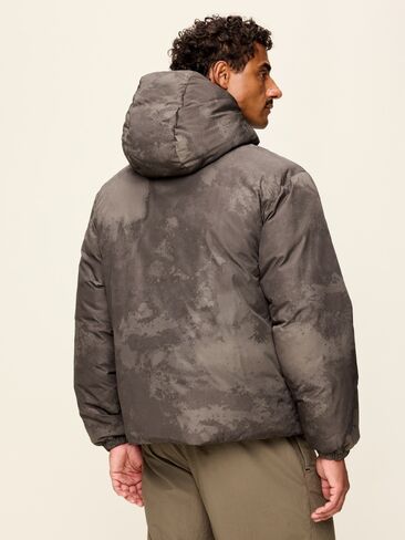 Old Navy Water-Resistant Utility Puffer Jacket - Brown Print in Kuwait