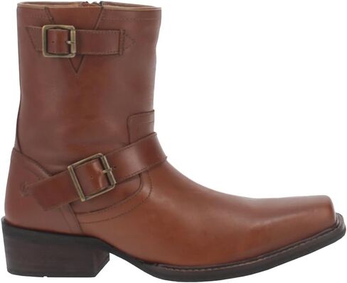 Dingo Mens Hackett Motorcycle Boots Ankle - Black in Kuwait