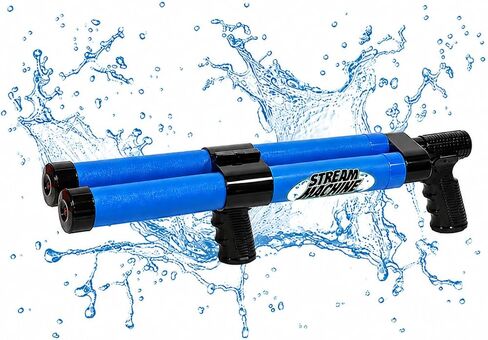 Stream Machine Water Gun Launcher TL-600 17 Inch Single Barrel Water Launcher, Water Soaker Gun Shoots 40+ ft, Pool Squirt Gun for Outdoor Summer Fun, Model Number: 80005 in Saudi Arabia