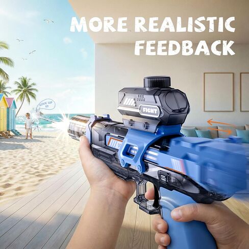 2 Pack Water Gun for Kids Boys, Squirt Water Gun for Kids with LED Light in Saudi Arabia