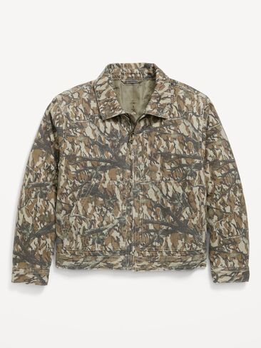 Old Navy Loose Canvas Barn Jacket for Boys - WORKWEAR BARN:GRNTRECM in Kuwait