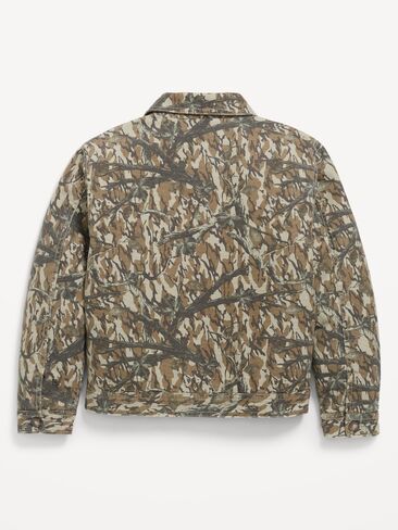 Old Navy Loose Canvas Barn Jacket for Boys - WORKWEAR BARN:GRNTRECM in Kuwait