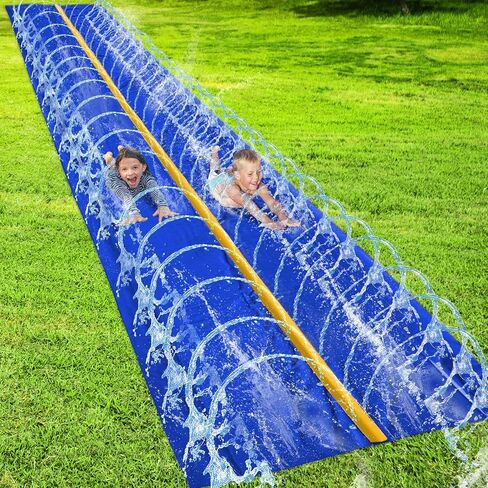 stargo 18 x 5 ft - Slip and Slide, Water Slides for Kids - Backyard waterslide for Kids, Outdoor Fun Summer Water Toys, Water Activities for Kid and Adults for Backyard Fun, Ages 4-8, 5, 6, 7, 8-12 + in Saudi Arabia