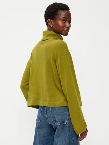 Old Navy Long-Sleeve Oversized Turtleneck Sweater - Mysterious Fern in Saudi Arabia