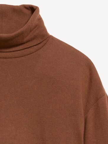 Old Navy Long-Sleeve Oversized Turtleneck Sweater - Coco de mer in Saudi Arabia