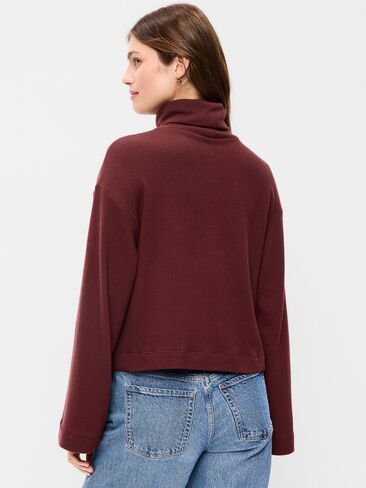 Old Navy Long-Sleeve Oversized Turtleneck Sweater - Reddy Or Not in Saudi Arabia