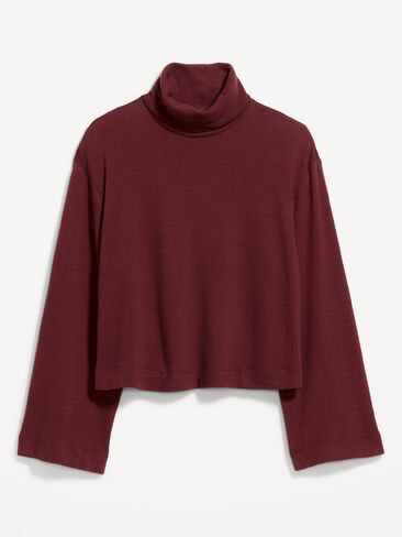 Old Navy Long-Sleeve Oversized Turtleneck Sweater - Reddy Or Not in Saudi Arabia