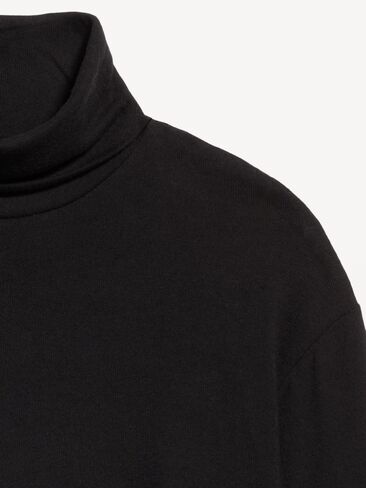 Old Navy Long-Sleeve Oversized Turtleneck Sweater - Black Jack in Saudi Arabia
