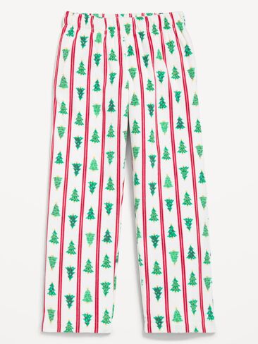 Old Navy Gender-Neutral Microfleece Plaid Pajama Pants for Kids - Tree Stripes (Match the Fam!) in Kuwait
