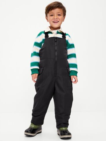 Old Navy Water-Resistant Snow-Bib Overalls for Toddler Boys - Black Jack in Kuwait