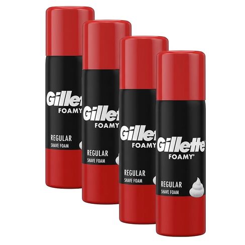 Gillette Foamy Regular Shaving Foam, 2 oz in Kuwait