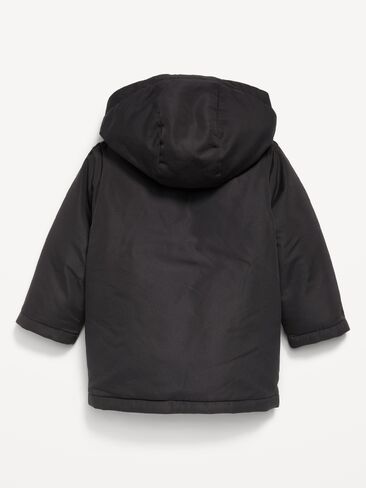 Old Navy Water-Resistant Snow Jacket for Toddler Boys - Black Jack in Kuwait