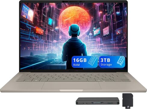 ASUS Vivobook Flip 14" FHD 2-in-1 Touchscreen Laptop | Intel Core i3-8145U up to 3.9GHz | 8GB DDR4 | 256GB SSD | Webcam | Bluetooth | HDMI | Windows 10 Home S | TWE Bundle in Kuwait