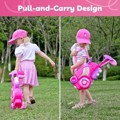 Liberry Toddler Golf Clubs Set Toy for Girls 2 3 4 Year Old with Outfit in Saudi Arabia