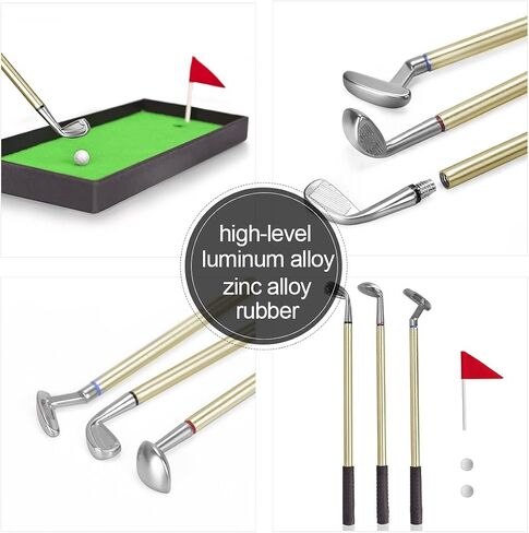 Juboury Golf Pen Gift Set,Mini Office Desk Golf Pens Game in Kuwait