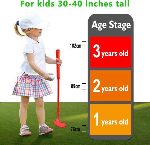 Plastic Mini Golf Clubs for Toddlers,Kids Golf Clubs Set,Outdoor/Indoor Golf Toys Christmas Birthday Present for Boys Girls in Saudi Arabia