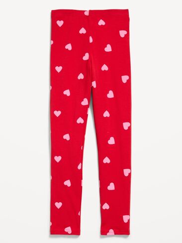 Old Navy Leggings for Girls - Red Hearts in Saudi Arabia