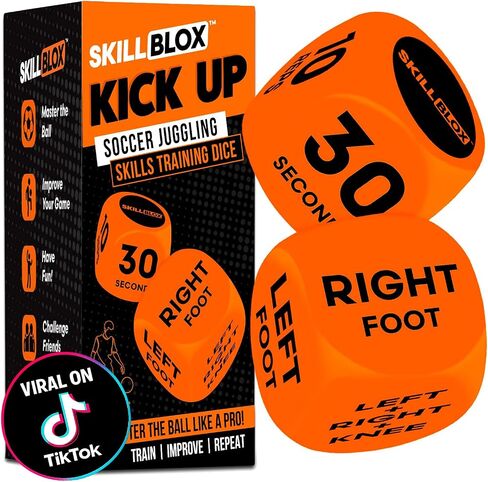 Skill Blox Kick Up Soccer Training Dice Game 2 Pack | Soccer Gifts for Boys in Saudi Arabia