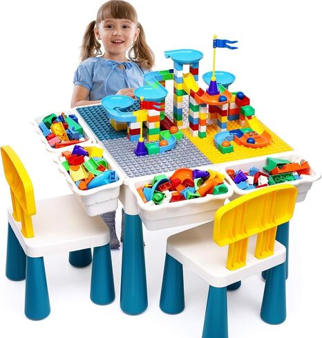 OCATO Kids Activity Table Toddlers Kids Table and Chair Set Water Tables in Kuwait