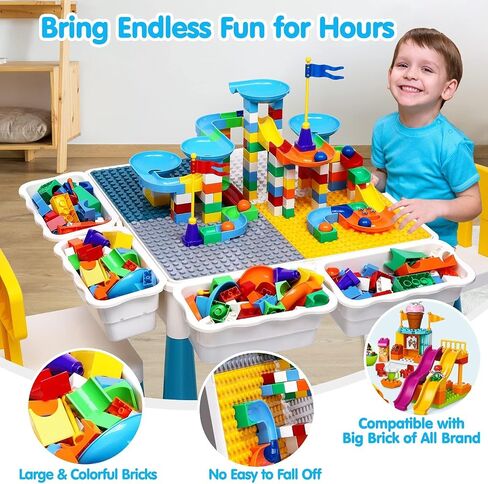 OCATO Kids Activity Table Toddlers Kids Table and Chair Set Water Tables in Kuwait