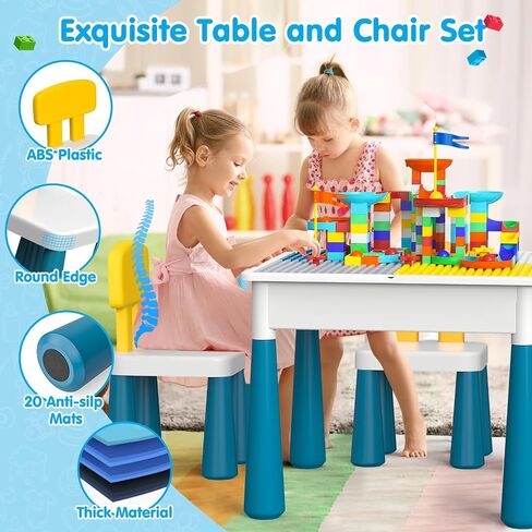 OCATO Kids Activity Table Toddlers Kids Table and Chair Set Water Tables in Kuwait