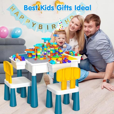 OCATO Kids Activity Table Toddlers Kids Table and Chair Set Water Tables in Kuwait