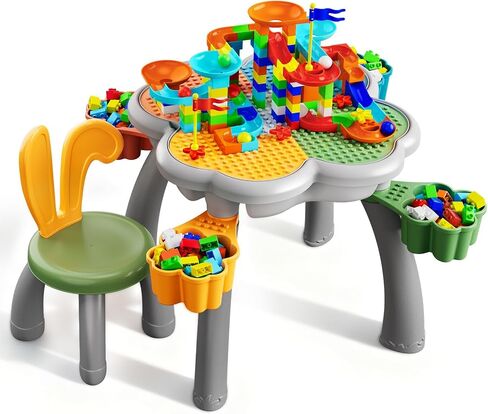 OCATO Kids Activity Table Toddlers Kids Table and Chair Set Water Tables in Kuwait