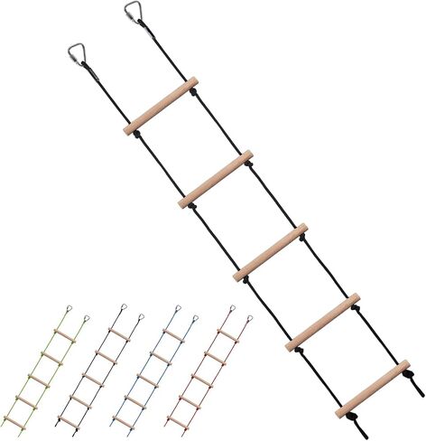 Kids Climbing Rope Ladder，for Swing Accessories 2 Hooks in Kuwait