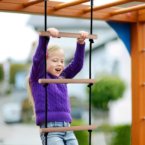 Kids Climbing Rope Ladder，for Swing Accessories 2 Hooks in Kuwait